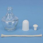 Labasics Classic Glass Alcohol Lamp for Labs