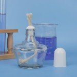 Labasics Classic Glass Alcohol Lamp for Labs