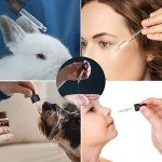 Amber Glass Dropper Bottle Set - 8 Pieces