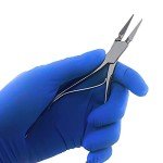 Virtus 6" Straight Serrated Splinter Forceps