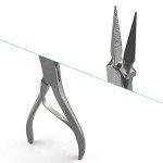 Virtus 6" Straight Serrated Splinter Forceps