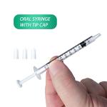 10 Pack of 1ml Syringes for Liquid Measurement