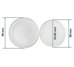 Borosilicate Glass Petri Dishes with Lids - 10 Pack