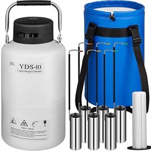 BestEquip 10L Aluminum Alloy Liquid Nitrogen Tank