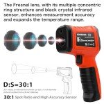Infrared Thermometer with Laser for Cooking & HVAC