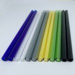 12 Pack of 8-Inch Colorful Borosilicate Glass Tubes
