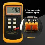 Digital K Type Thermocouple Thermometer with 4 Probes