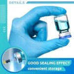 30 Pack Clear Glass Vials with Caps and Stoppers