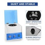 Electric Lab Benchtop Centrifuge with Timer 4000 RPM