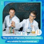 30 Pack Clear Glass Vials with Flip Caps