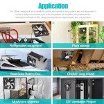 WDERAIR Waterproof Cooling Fan with AC Controller