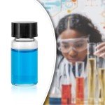 30 Pack 5ml Glass Vials with Lids for Lab
