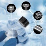 30 Pack 5ml Glass Vials with Lids for Lab