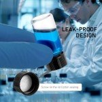 30 Pack 5ml Glass Vials with Lids for Lab