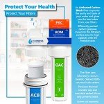 4-Pack Activated Carbon Block Water Filter 10