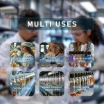 30 Pack 5ml Glass Vials with Lids for Lab