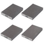 Sanding Sponge Blocks Set - 4 Washable Grits