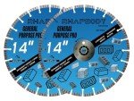 14" Diamond Concrete Saw Blade - 2 Pack
