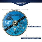 14" Diamond Concrete Saw Blade - 2 Pack