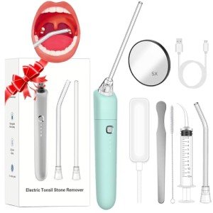 Tonsil Stone Remover Vacuum with Oral Accessories