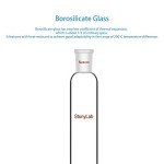 Stonylab 300mm Borosilicate Glass Chromatography Column
