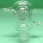 Jacketed Glass Double Layer Flask Reactor 25ml