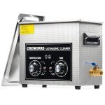 CREWORKS 6.5L Ultrasonic Cleaner for Tools and Parts