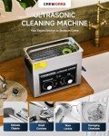 CREWORKS 6.5L Ultrasonic Cleaner for Tools and Parts