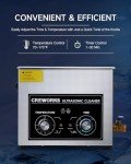 CREWORKS 6.5L Ultrasonic Cleaner for Tools and Parts
