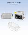 CREWORKS 6.5L Ultrasonic Cleaner for Tools and Parts
