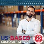 6 Pack Matte White Goof Trim Ring for 8" Lights