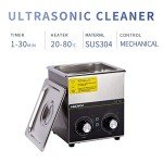 LACHOI 2L Ultrasonic Jewelry Cleaner with Timer