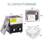 LACHOI 2L Ultrasonic Jewelry Cleaner with Timer