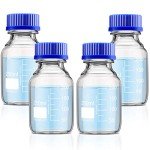 250 ml Borosilicate Glass Storage Bottles - 4 Pack
