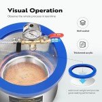 VIVOHOME 5 Gallon Vacuum Chamber for Degassing
