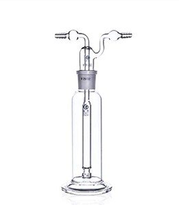 250ML YUXun Glass Gas Washing Bottle with Tubes