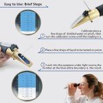 Dual Scale Refractometer for Sugar Measurement