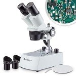 AmScope Binocular Stereo Microscope with LED Lighting