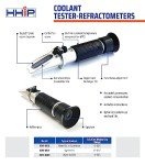 Water Soluble Coolant Tester Refractometer, 0-18%