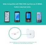 ReaJoy 20 PCS Reusable TENS Unit Electrode Pads