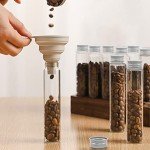 Clear Plastic Test Tubes with Caps – 40 Pack