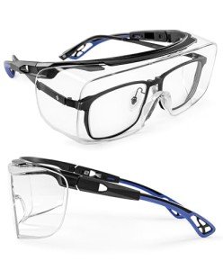 LANON Adjustable Anti-Fog Safety Glasses with UV Protection