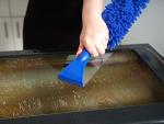 Dual-Sided Oven Door Cleaning Wand with Scrubber