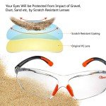 SAFEYEAR Softair Safety Glasses – SG003 Anti-Fog Orange