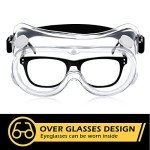 30 Pack Clear Safety Goggles for Labs