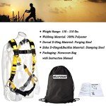 WELKFORDER 3D-Ring Fall Protection Safety Harness
