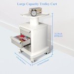 Ultrasound Cart with Drawers and Quiet Wheels