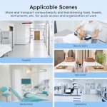 Ultrasound Cart with Drawers and Quiet Wheels