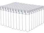 80 Plastic Test Tubes with Caps - 45ml Clear