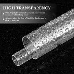 24-Piece Clear Acrylic Tubing Set for DIY Projects